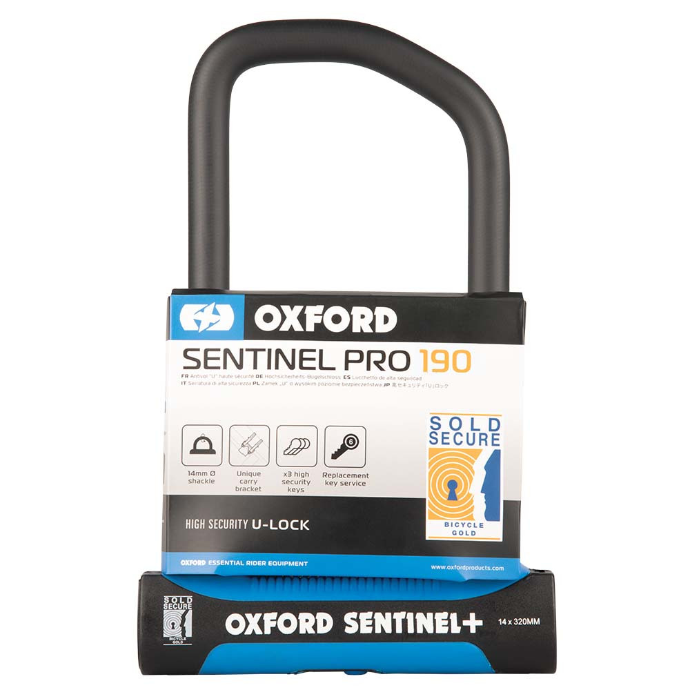 Antivol U Oxford Sentinel Pro 260mm x 177mm - vue 2
