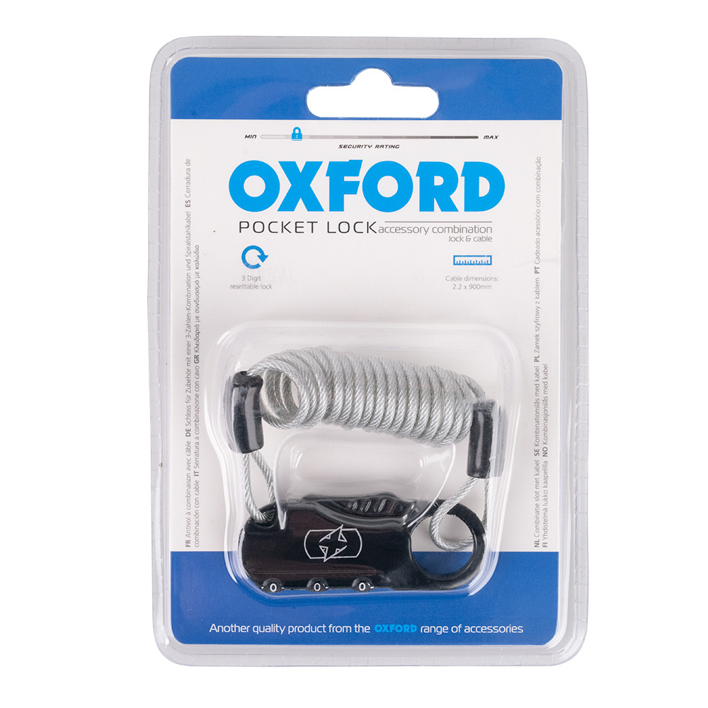 Antivol Pocket Lock 2.2x900mm Oxford - vue 2