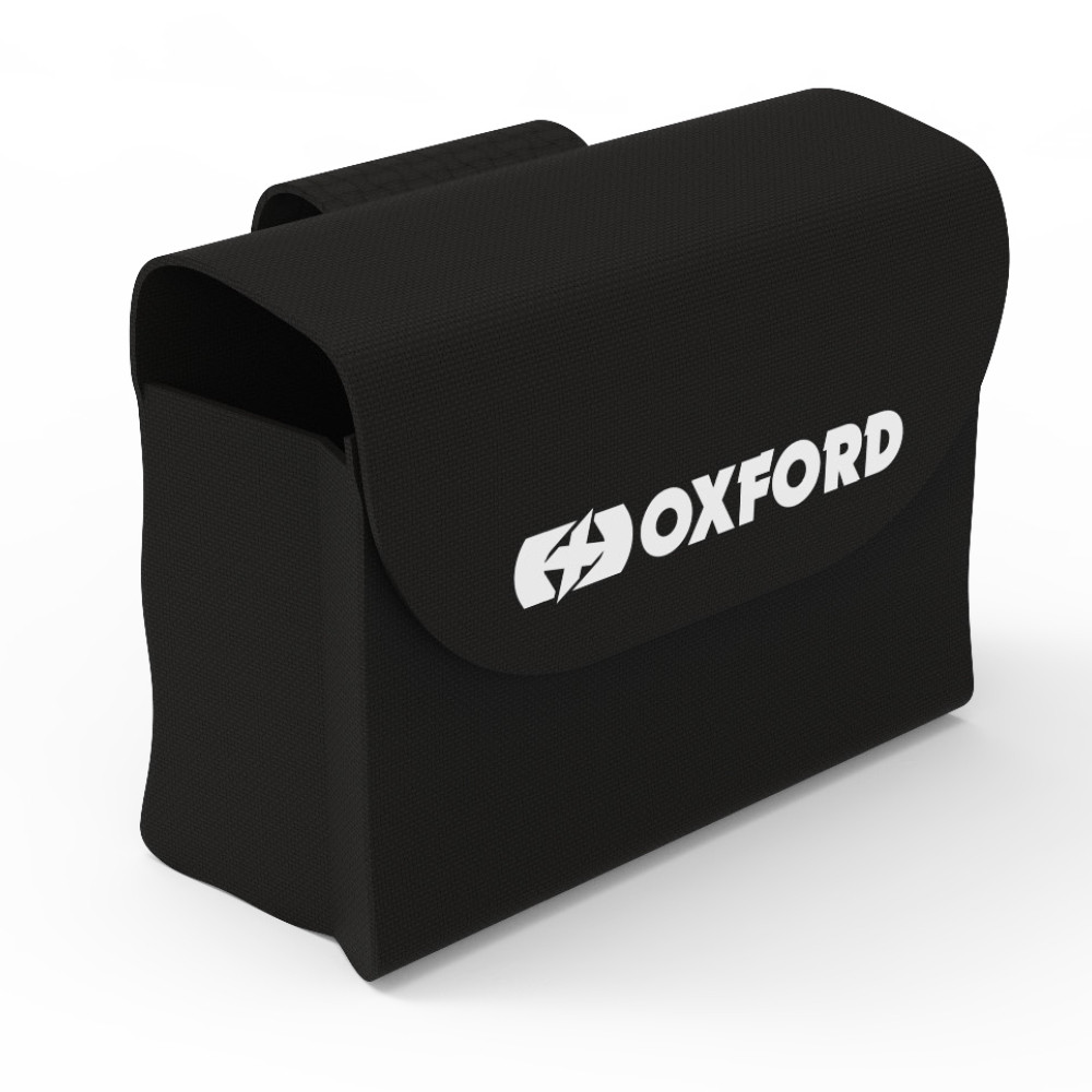 Antivol à disque OXFORD Titan 10 mm Pin bloqué noir avec sacoche - vue 2