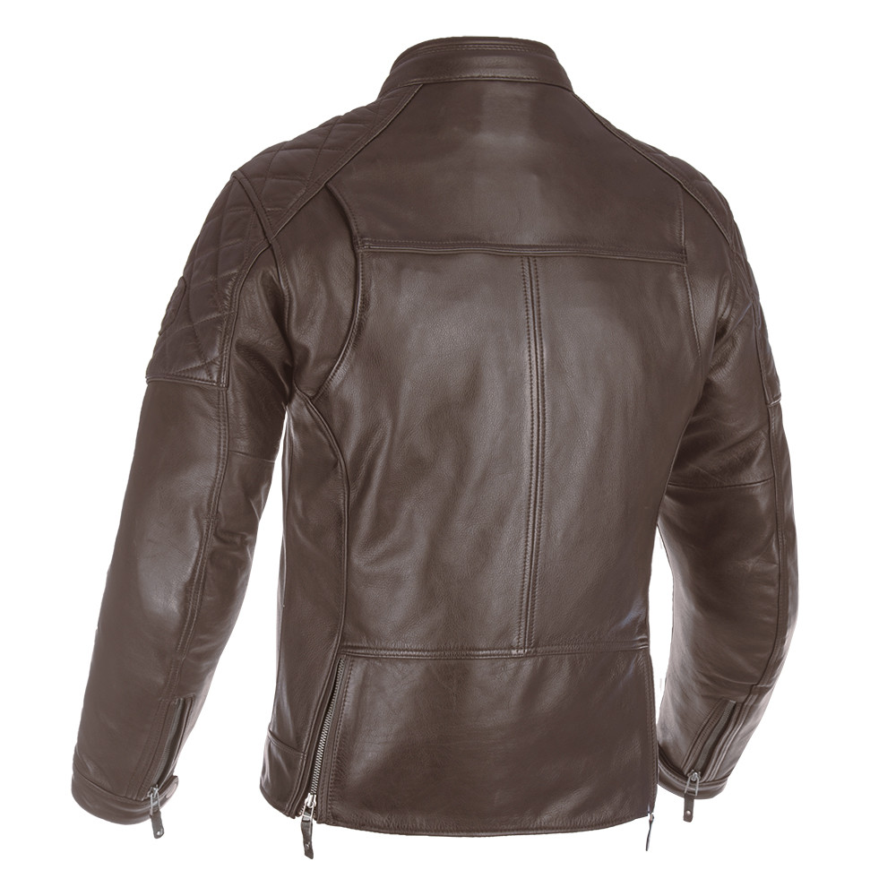 Veste cuir Route 73 2.0 MS marron OXFORD - vue 2
