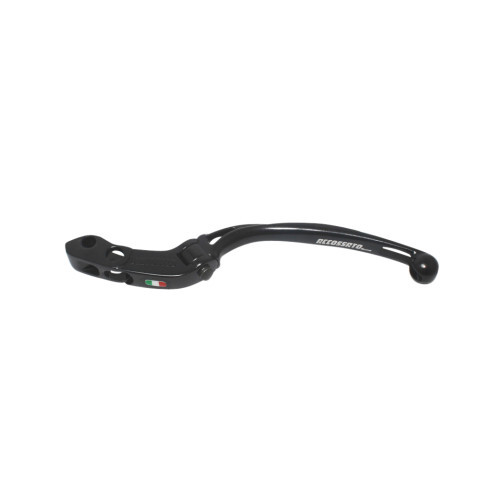 Levier de frein articulé aluminium 15-16-17mm noir court pour maître-cylindre radial Accossato et Brembo