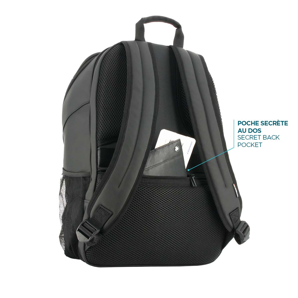 Sac à dos Mobilis TheOne Voyager 48h 24L noir (14-15.6'') - vue 2