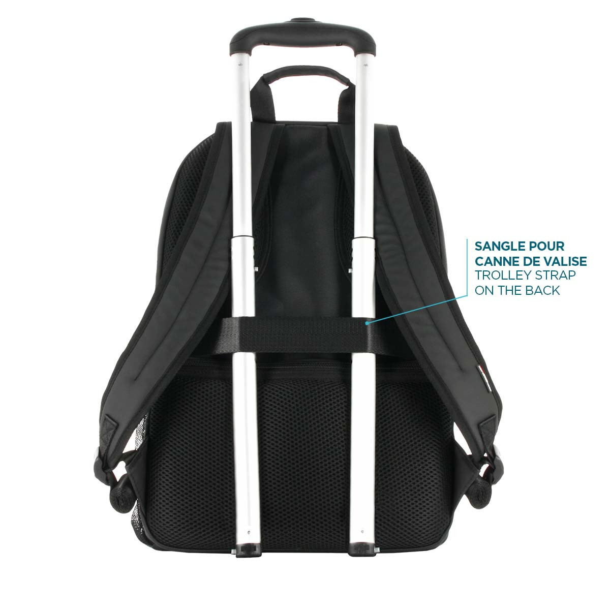 Sac à dos Mobilis TheOne Voyager 48h 24L noir (14-15.6'') - vue 3