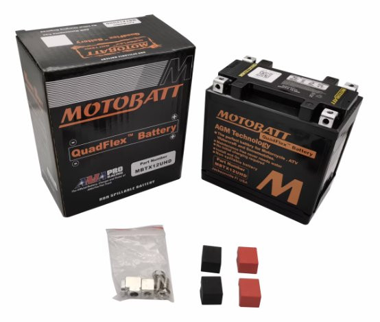 Batterie MOTOBATT MBTX12UHD 4 pôles - vue 2