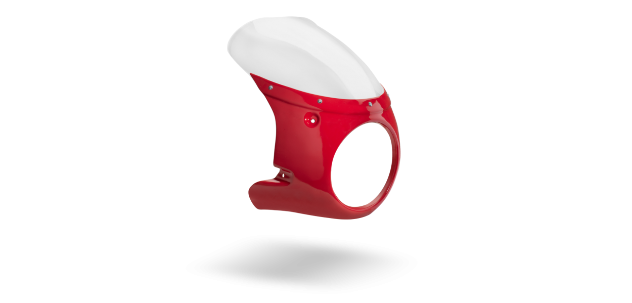 Tête de fourche Masque C-Racer Royal Enfield Continental GT650 - vue 3