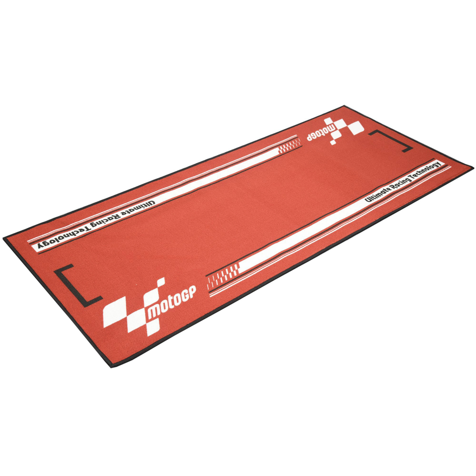 Tapis environnemental atelier Moto GP série 4 rouge/blanc 190x80 cm - vue 2