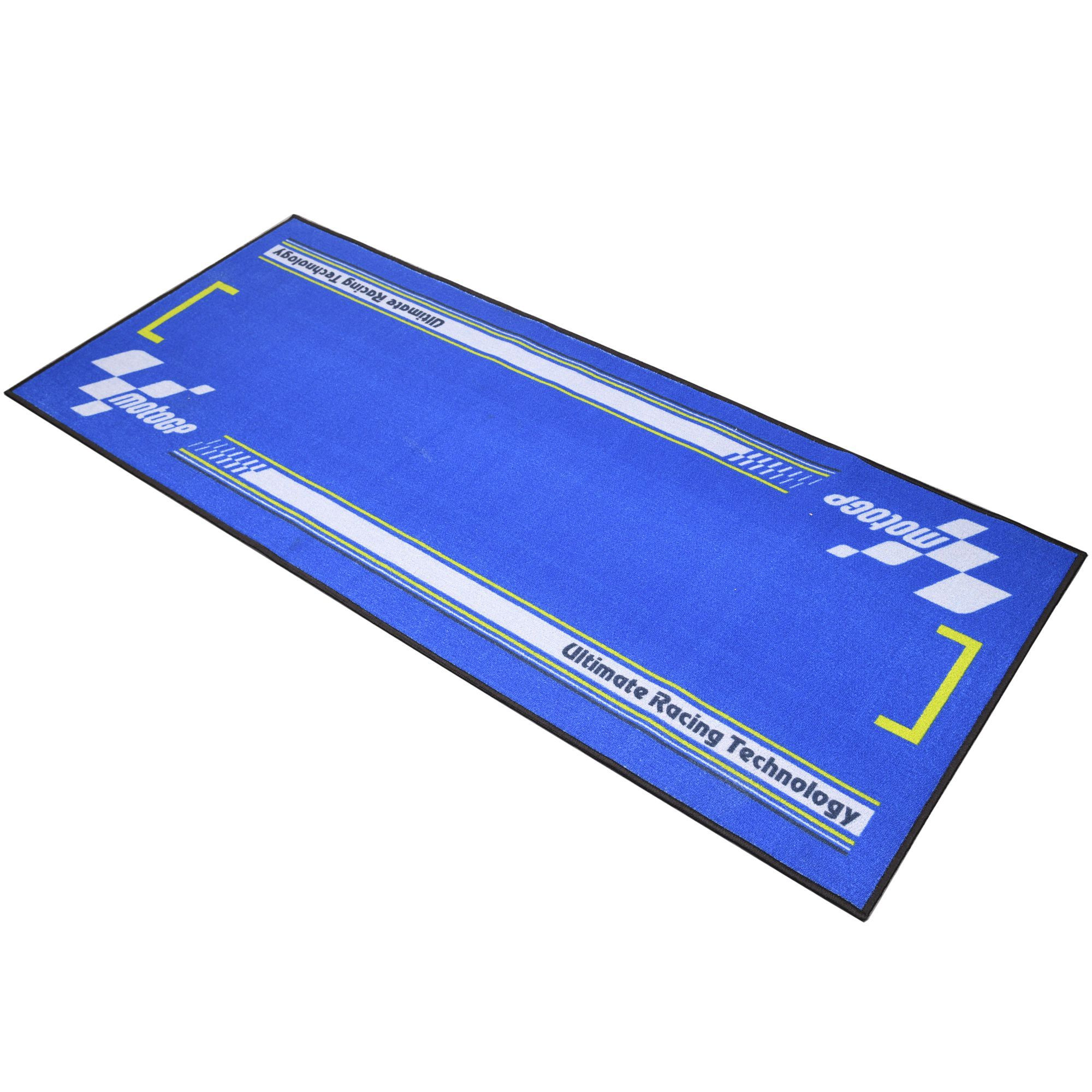 Tapis environnemental moto series 4 moto GP bleu/blanc 190x80 cm - vue 3