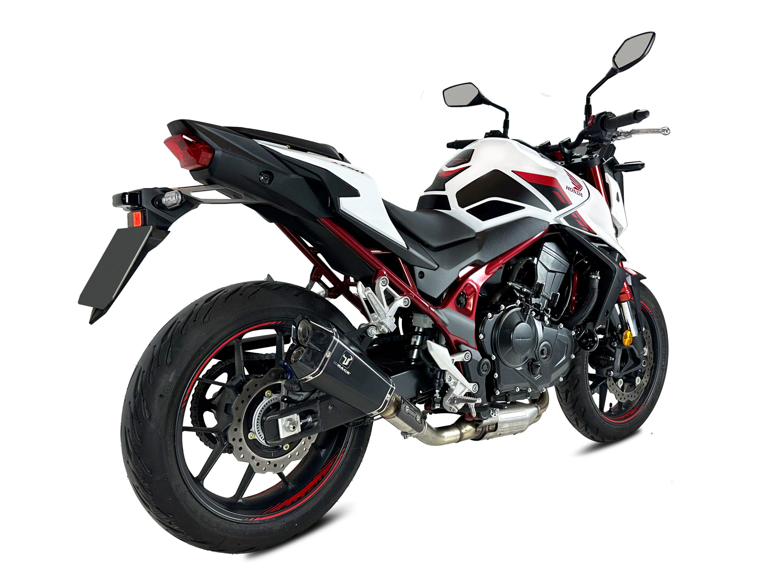 Silencieux échappement homologué Ixrace M8 Black Honda Hornet 750 2025