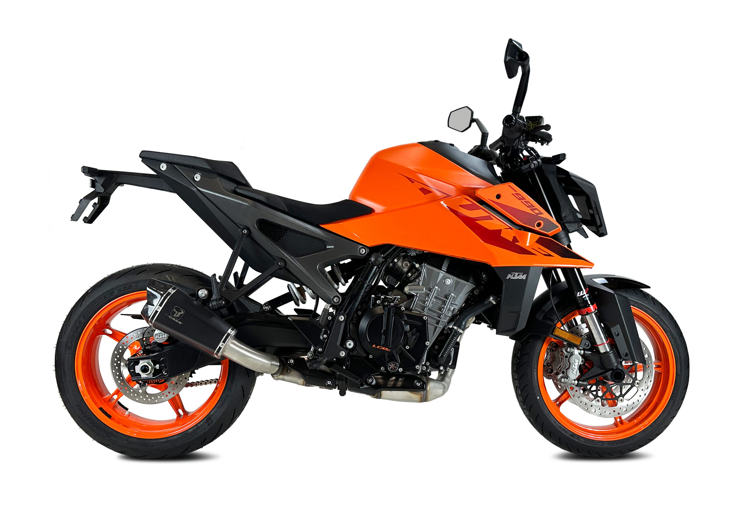 Silencieux IXRACE M8 Black KTM 990 Duke 2024 homologué - vue 2