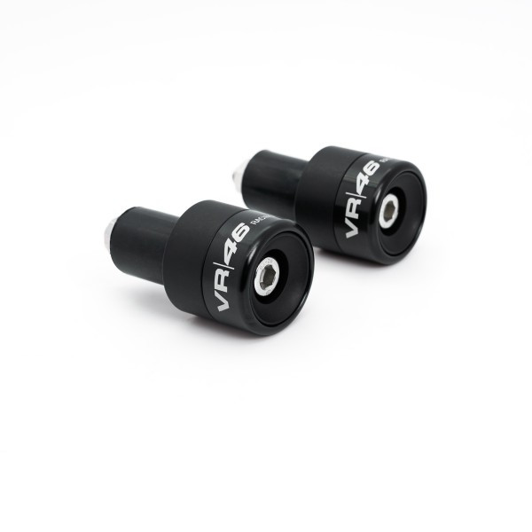 Embouts de guidon noir VR46 by Barracuda