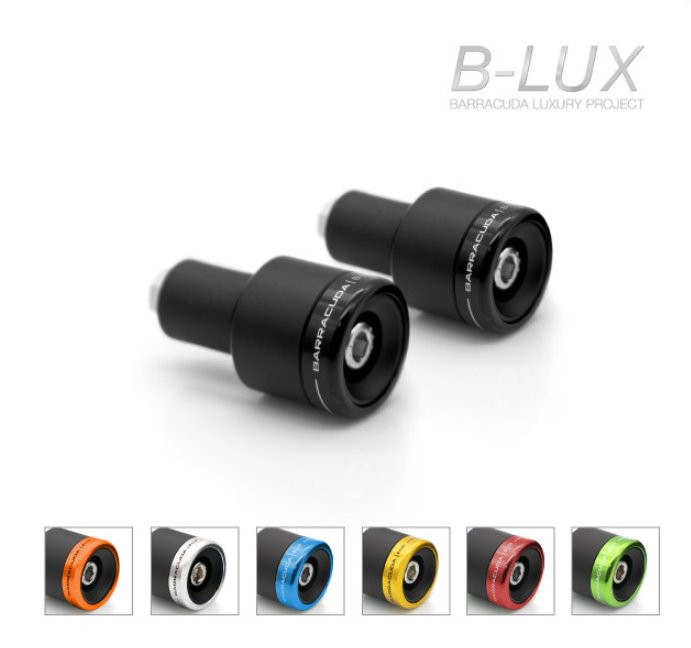 Embouts de guidon Barracuda B-Lux orange (paire) - vue 2