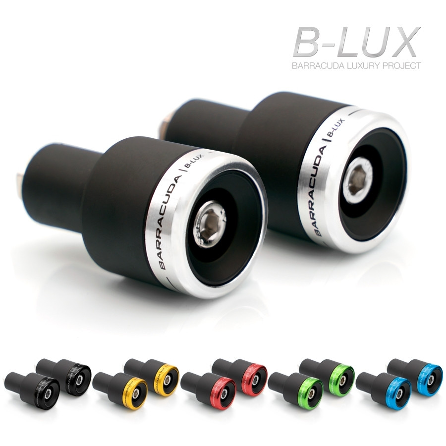 Embouts de guidon Barracuda B-Lux bleu (paire) - vue 2
