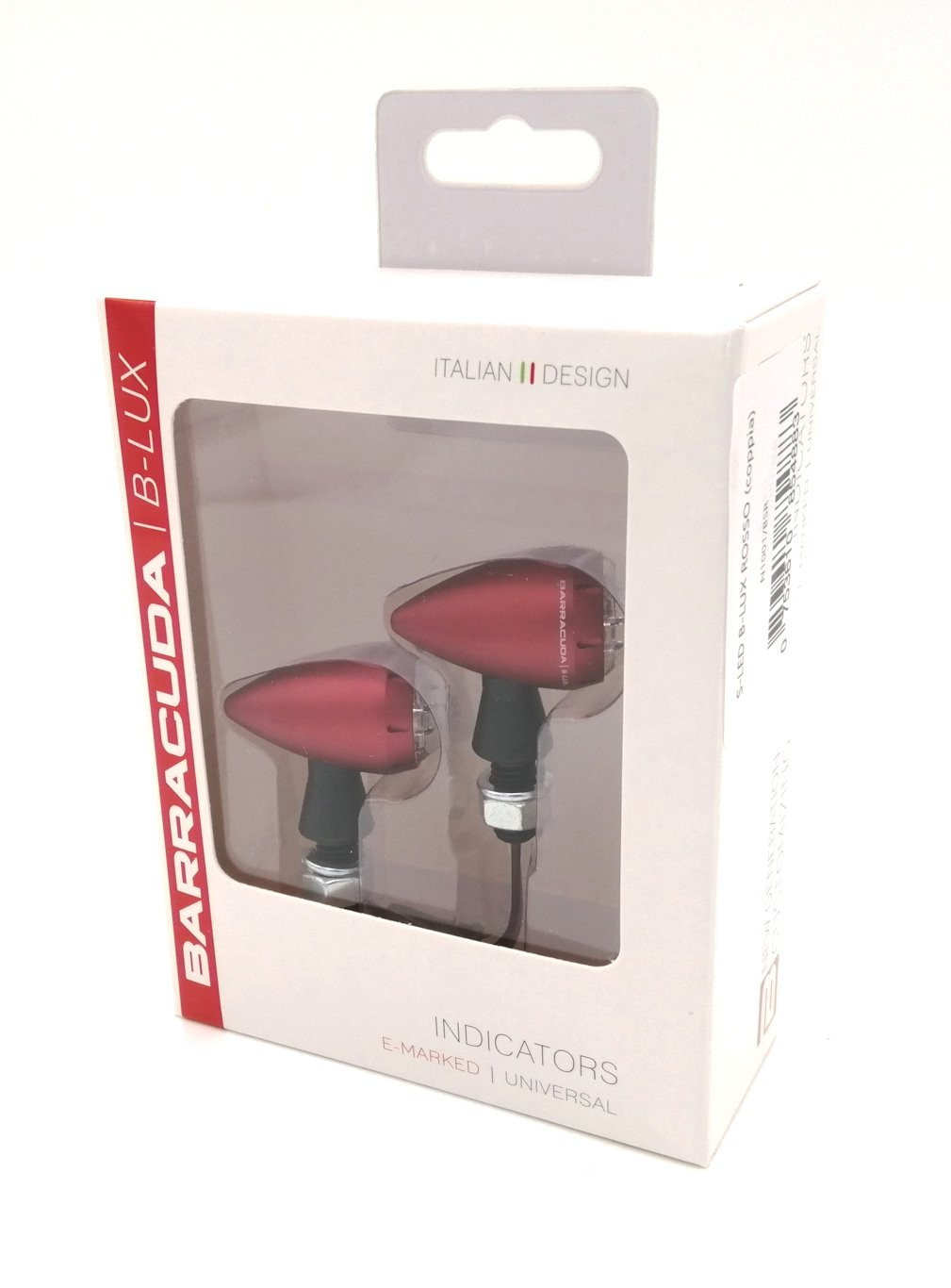 Clignotant S-LED B-LUX ROUGE (paire) BARRACUDA - vue 2