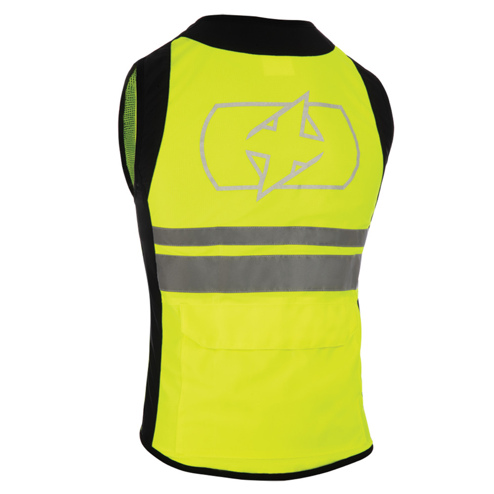 Gilet utilitaire jaune fluo 4XL OXFORD - vue 2