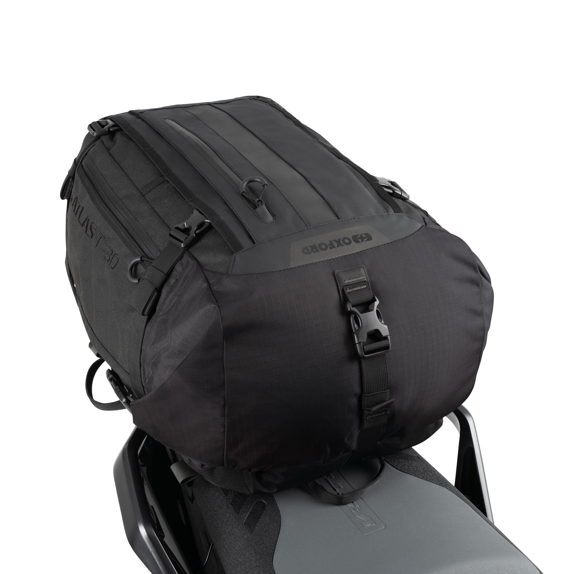 Sac de moto Atlas T-30 Advanced Tourpack noir Oxford