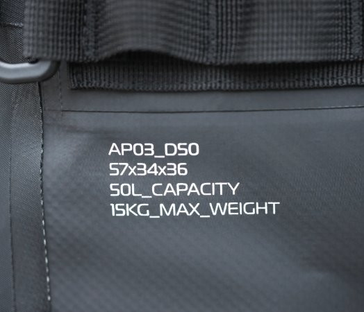 Sac de voyage Aqua Pro D-50 noir OXFORD - vue 2