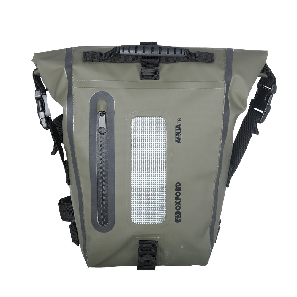Sacoche de selle Aqua T8 Khaki/Noir OXFORD