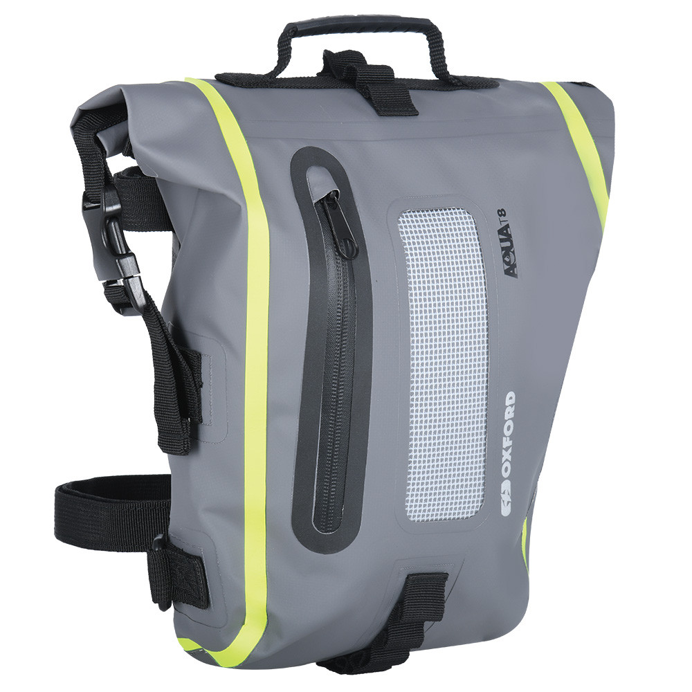 Oxford Aqua T8 Sacoche de Selle Noir/Gris/Fluo - vue 2