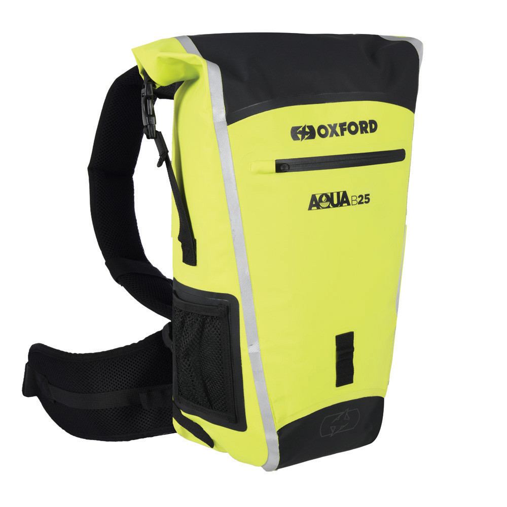 Sac à dos OXFORD Aqua B-25 noir/fluo - vue 2