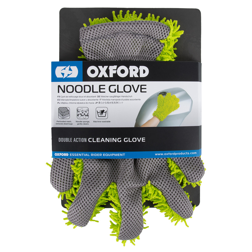 Gant de lavage microfibre Noodle vert Oxford - vue 3