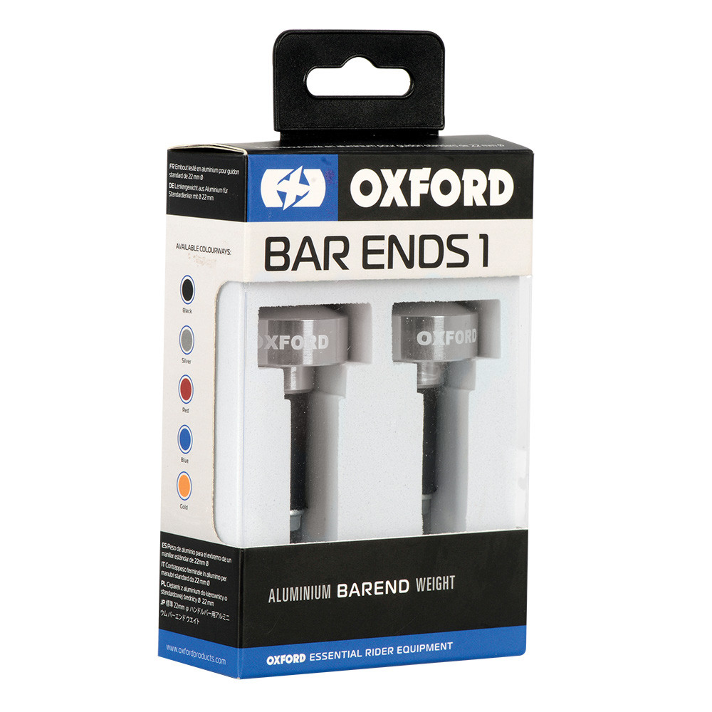Embouts de guidons BAR 1 Silver OXFORD - vue 2