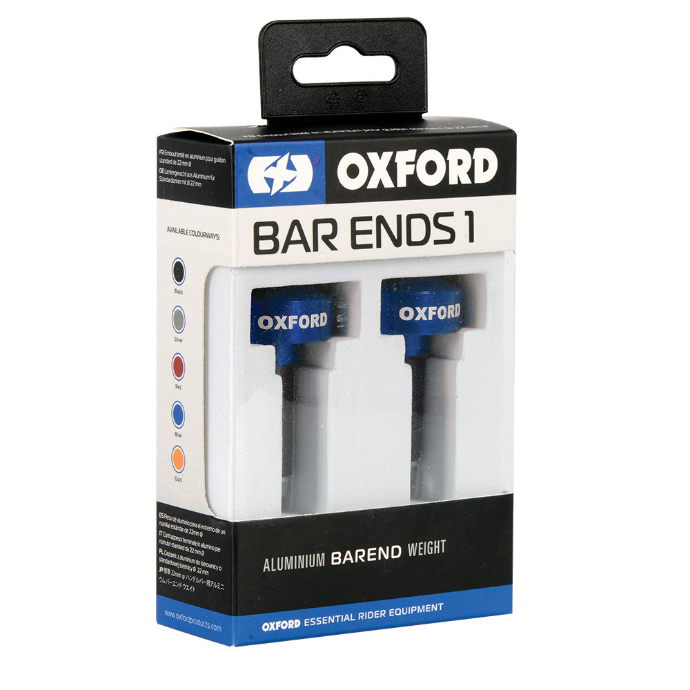 Embouts de guidons BAR 1 OXFORD bleu - vue 2