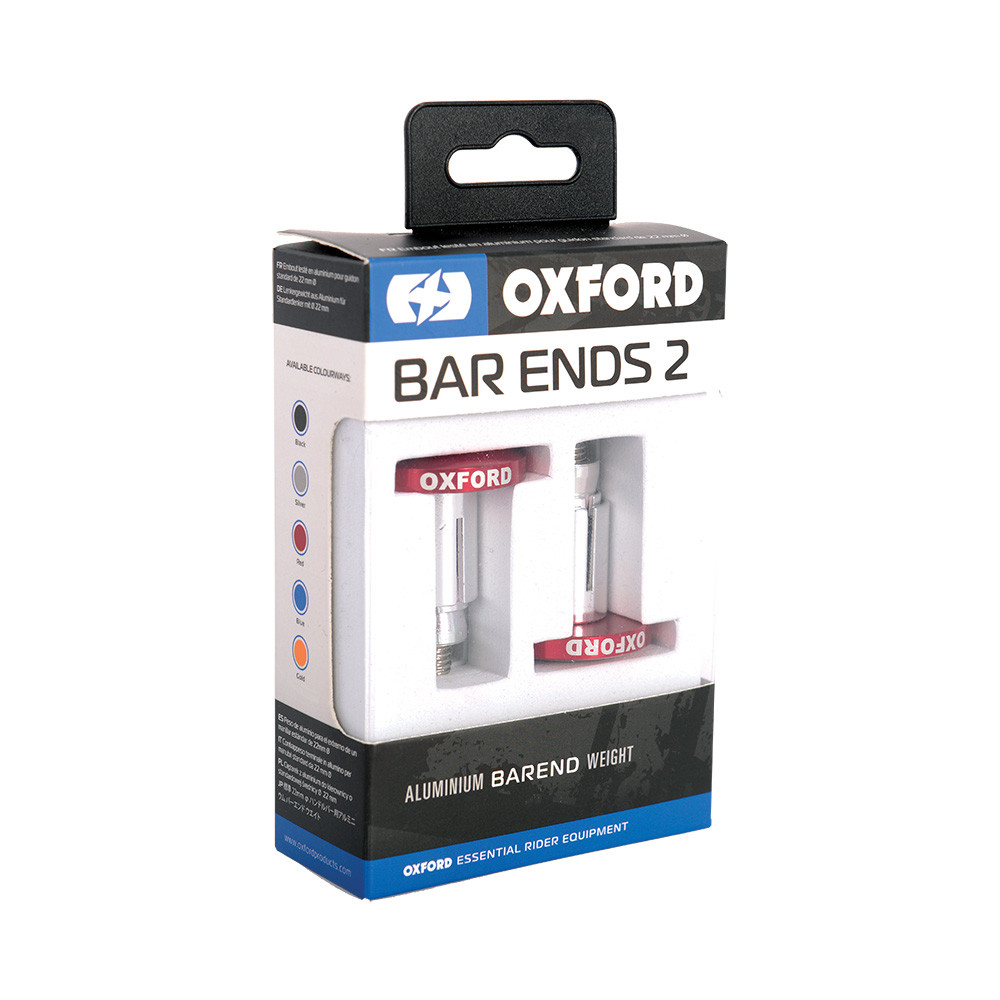 Embouts de Guidons BAR 2 Rouge OXFORD - vue 2