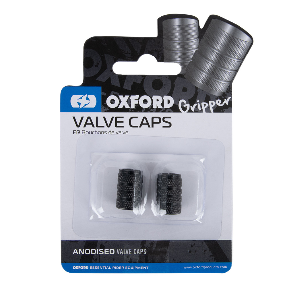 OXFORD Gripper Bouchons de Valves Noir - vue 2