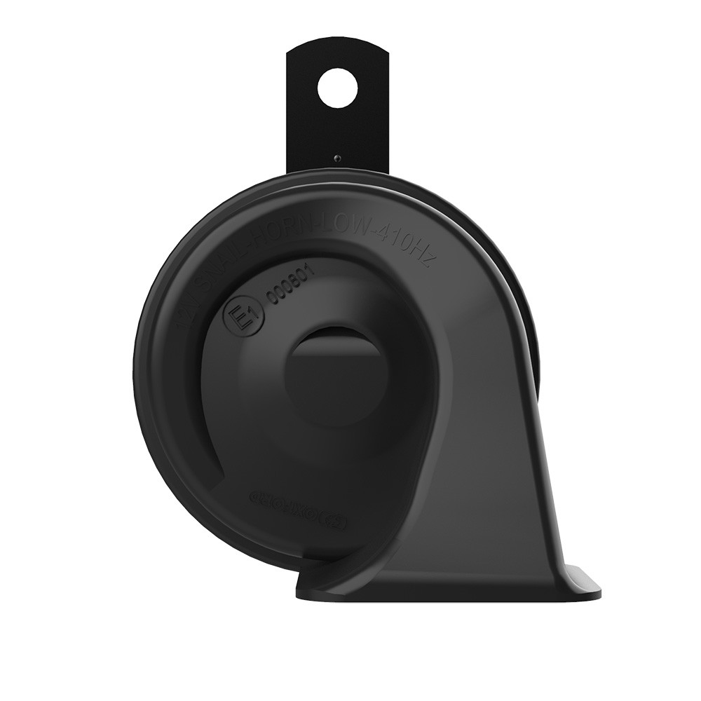 Klaxon moto 12V Foghorn noir OXFORD - vue 2