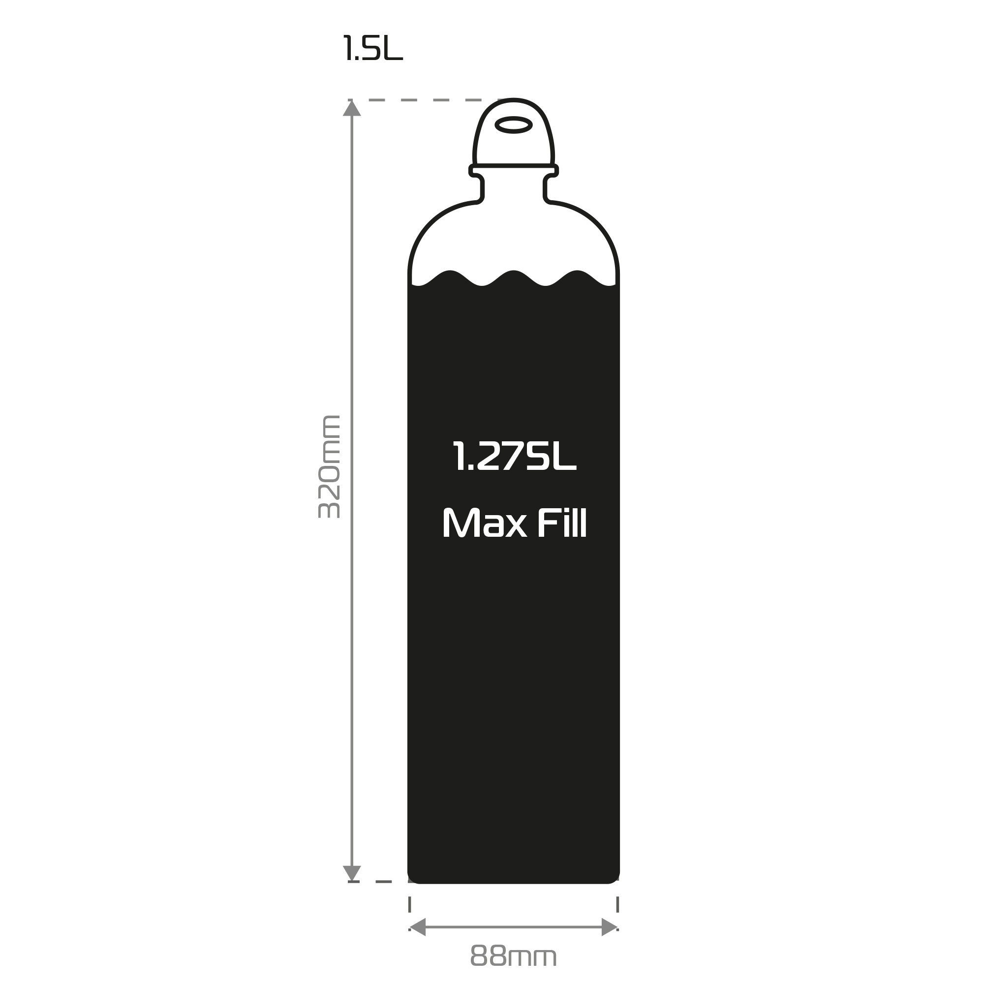 OXFORD Bouteille Réserve Carburant 1,5 L - vue 2