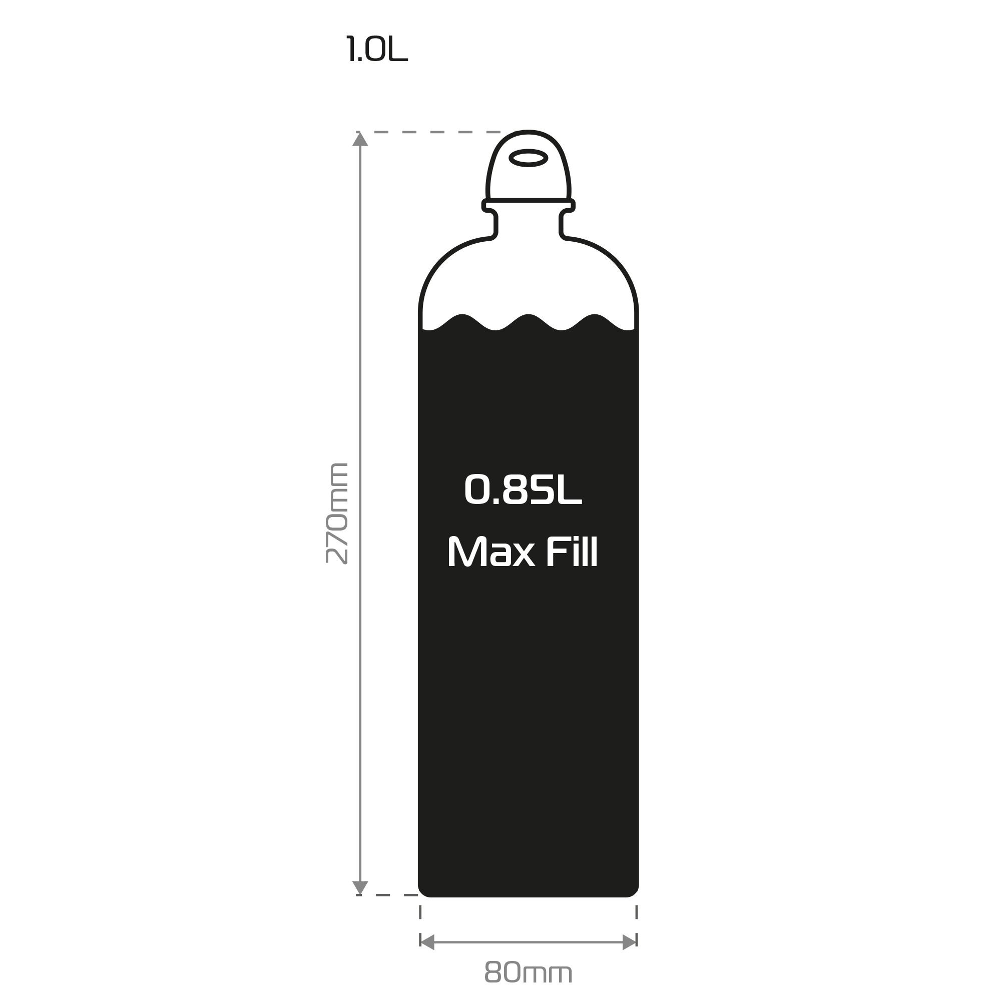OXFORD Bouteille réserve carburant 1,0 L - vue 2