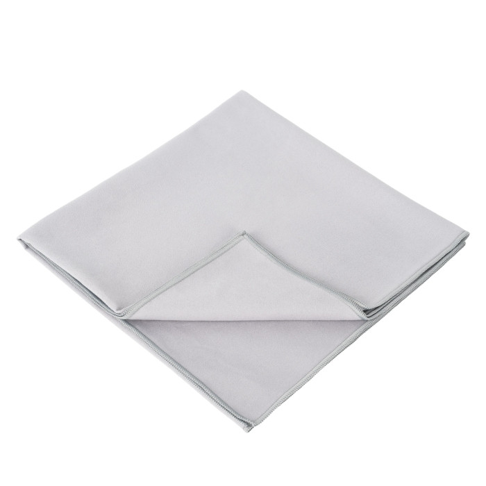 Serviette de camping Oxford grise 120 x 60 cm - vue 2