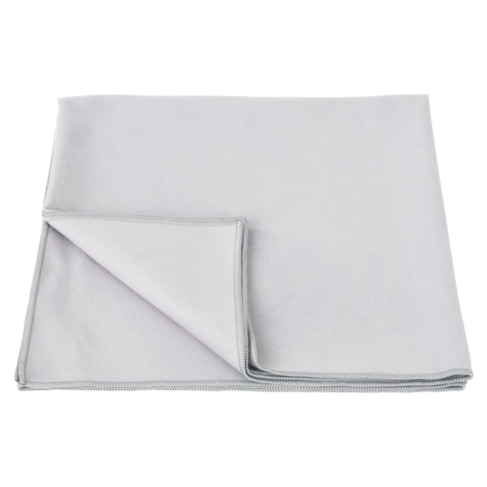 Serviette de camping Oxford grise 120 x 60 cm - vue 3