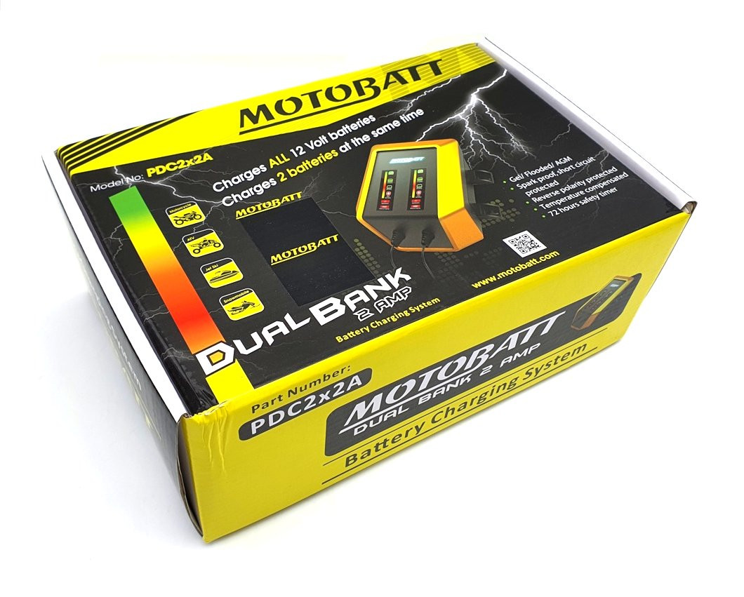 Chargeur de batterie MOTOBATT série PDC pour 2 batteries (PDC2X2A) - vue 6