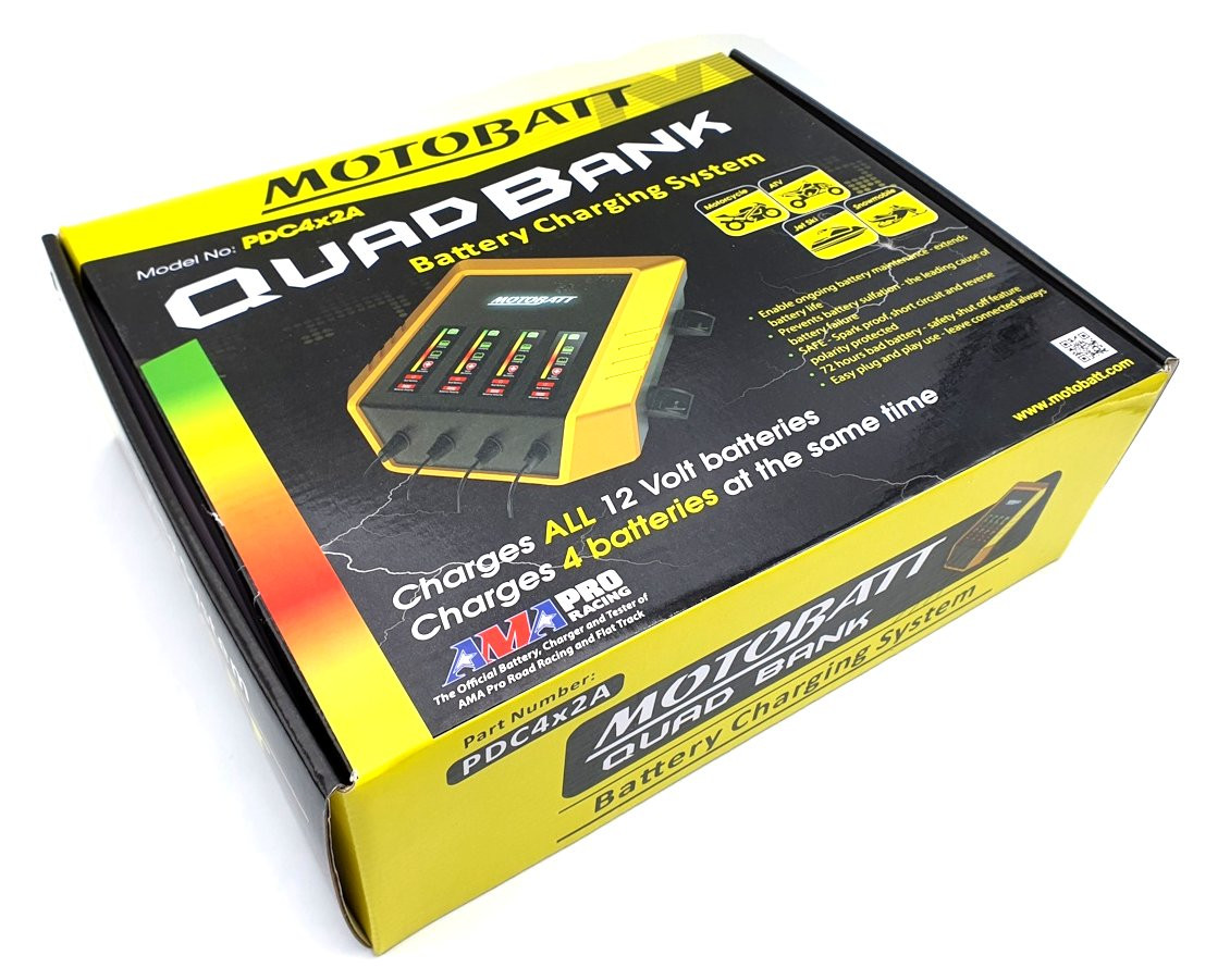 MOTOBATT Chargeur de batterie série PDC pour 4 batteries PDC4X4A - vue 2