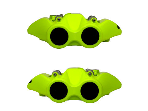 Étriers de frein radial avant monobloc forgé ACCOSSATO entraxe 108 mm avec plaquettes fritées - vue 2