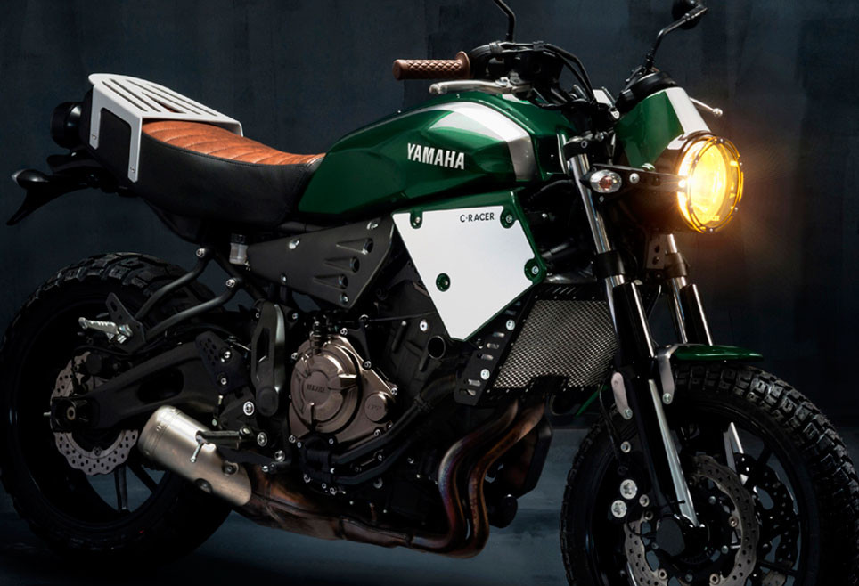 Protections latérales arrières C-RACER Yamaha XSR 700 - vue 2