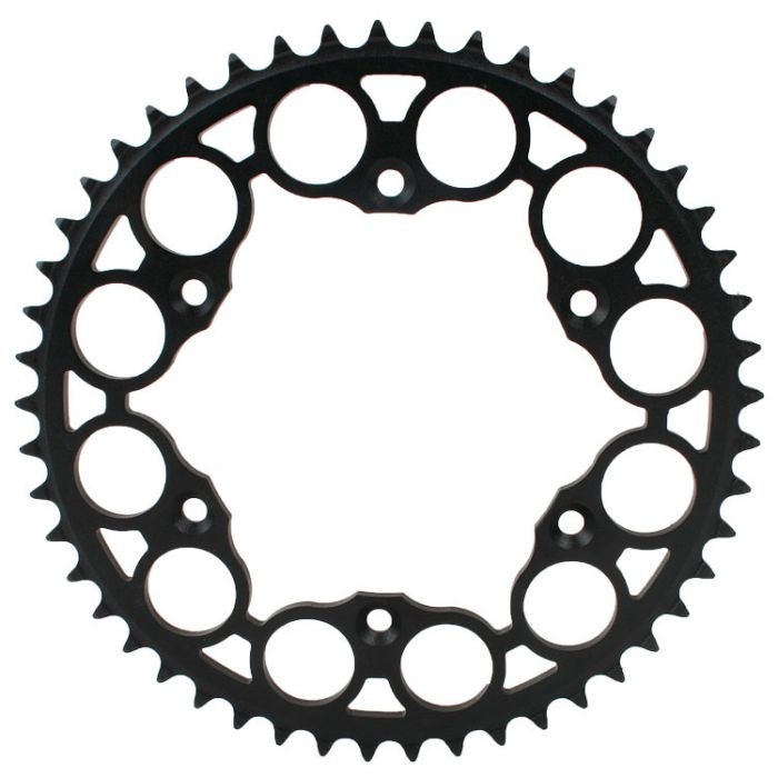 Couronne Acier S-TEEL Anti-Boue Pas 520 51 dents Noir