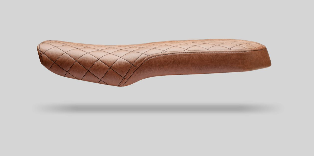 Selle adaptable BMW K75 / K100 marron C-RACER - vue 4
