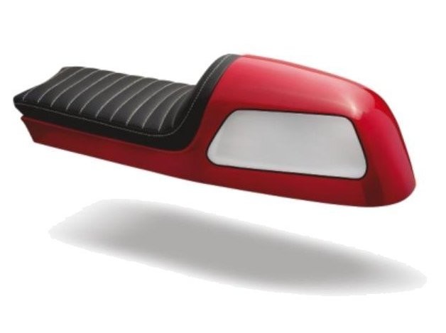 Selle Café Racer marron C-RACER - vue 3