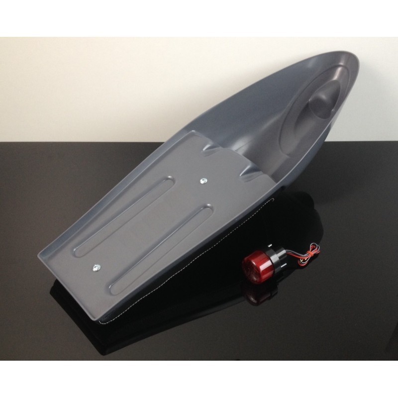 Selle café racer deluxe noire C-RACER - vue 2