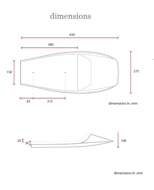 Selle flat track noire C-RACER - vue 2