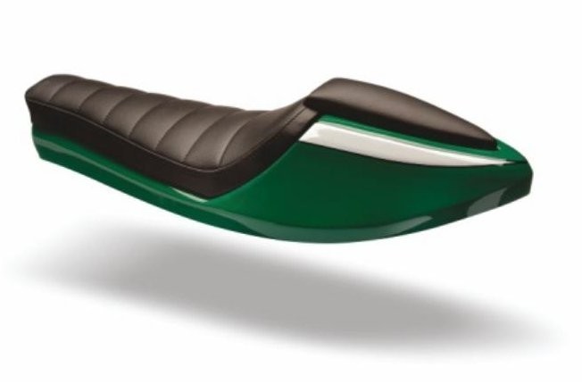 Selle café racer marron C-RACER - vue 3