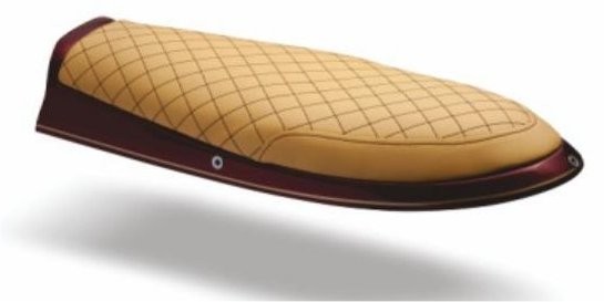 Selle adaptable BMW R45/75/80/100 twin shock marron C-RACER - vue 2
