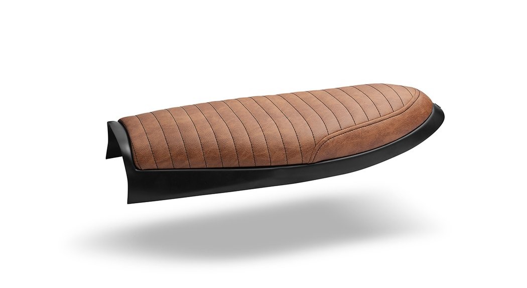 Selle adaptable BMW R45/75/80/100 twin shock marron C-RACER - vue 3