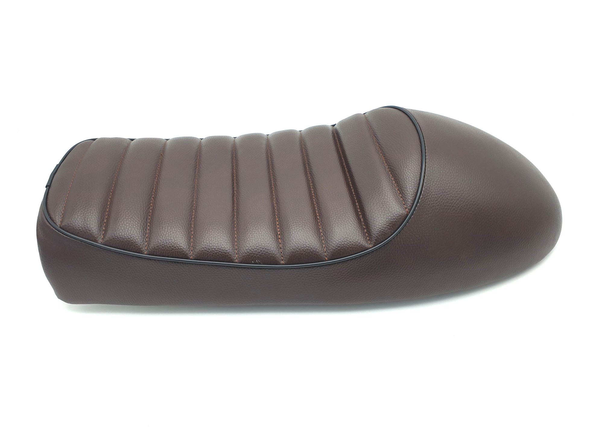 Selle Café Racer MARRON Foncé Universelle BRAZOLINE - vue 2