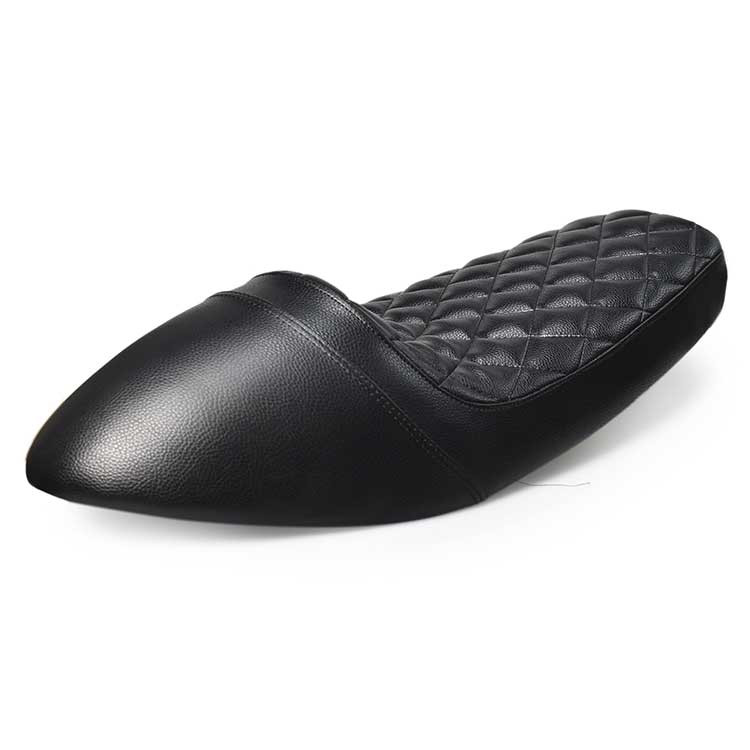 Selle scrambler noire yamaha 750 virago Brazoline - vue 3