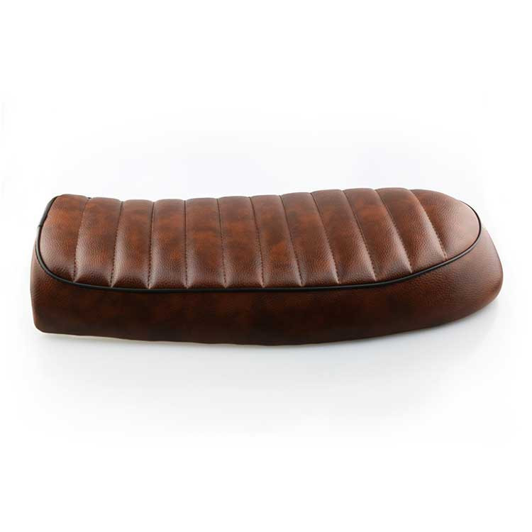 Selle SCRAMBLER MARRON VIEILLI Universelle BRAZOLINE - vue 2