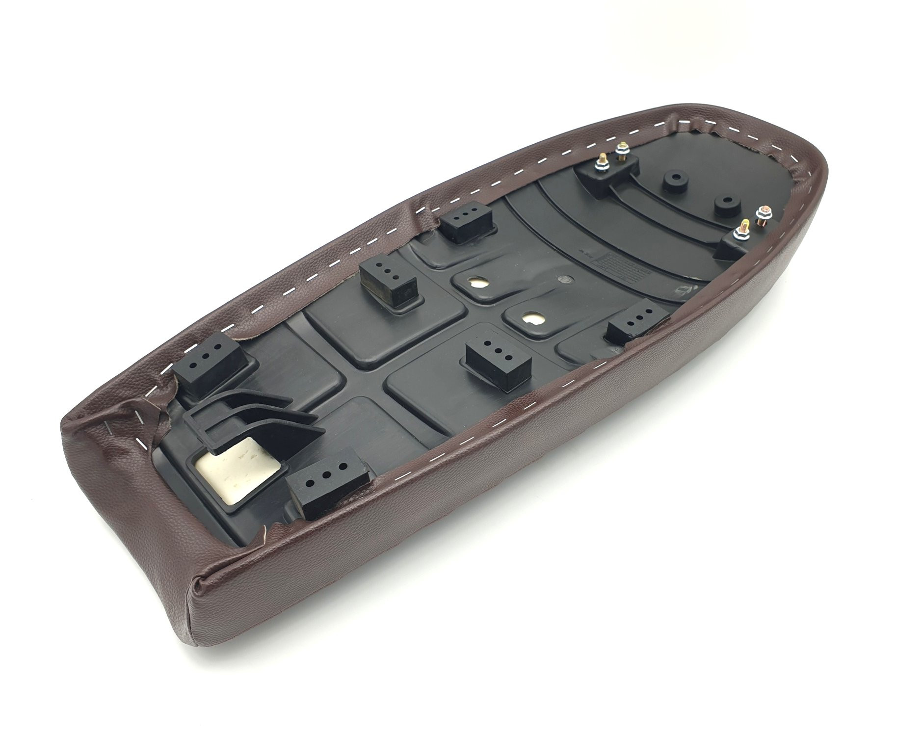 Selle SCRAMBLER MARRON Foncé Universelle BRAZOLINE - vue 2