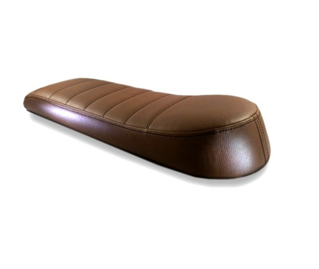 Selle scrambler marron C-RACER